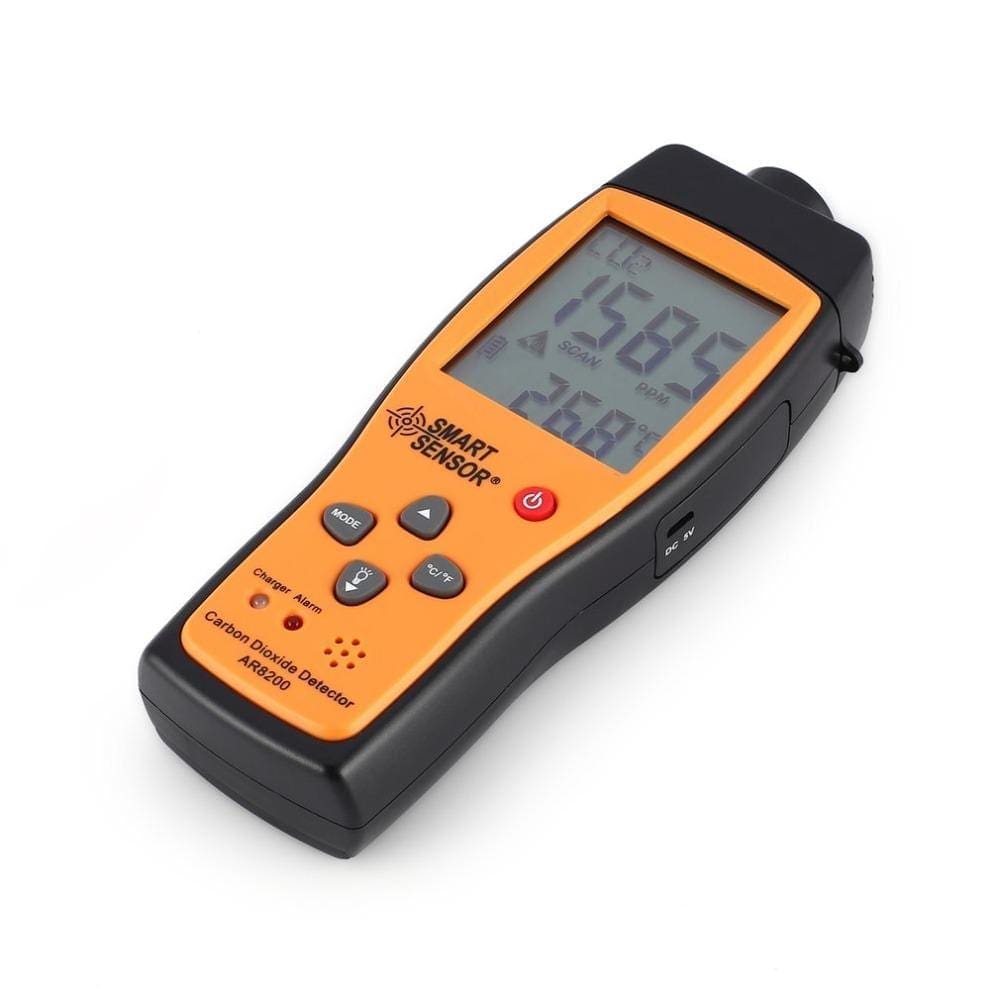 SMART SENSOR AR8200 Carbon Dioxide Detector Portable CO2 Meter Gas Tester U7C0 