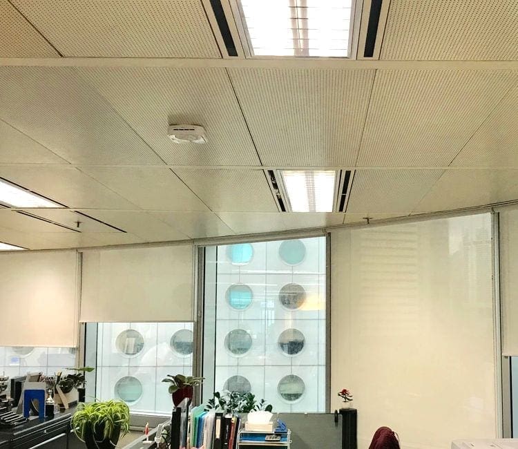 置地公司交易廣場總部辦公室 室內空氣質素監測天花板