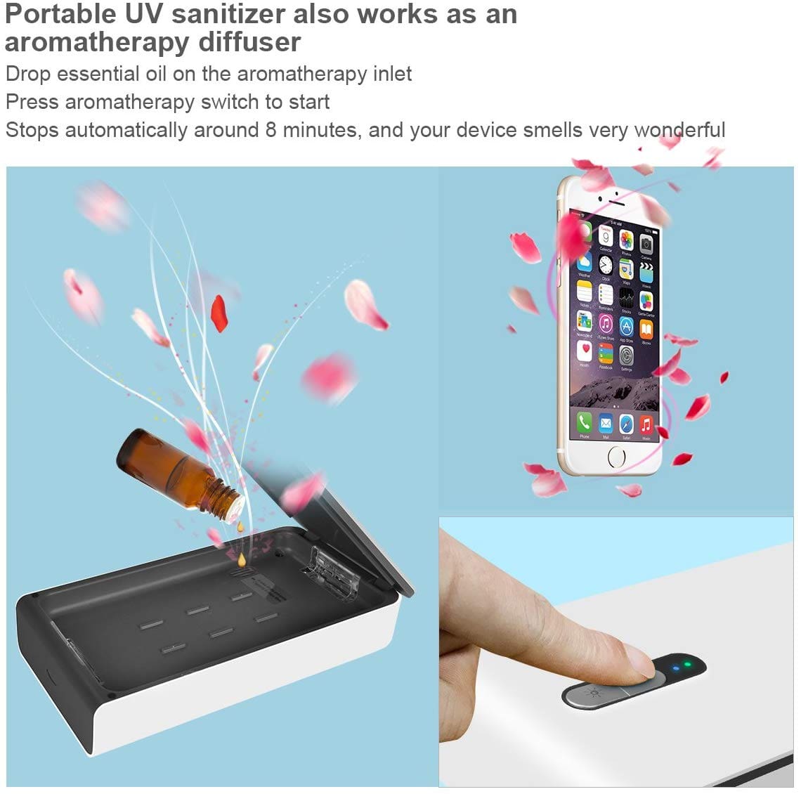 UVGI Smartphone Sterilizer Slimbox Germicidal