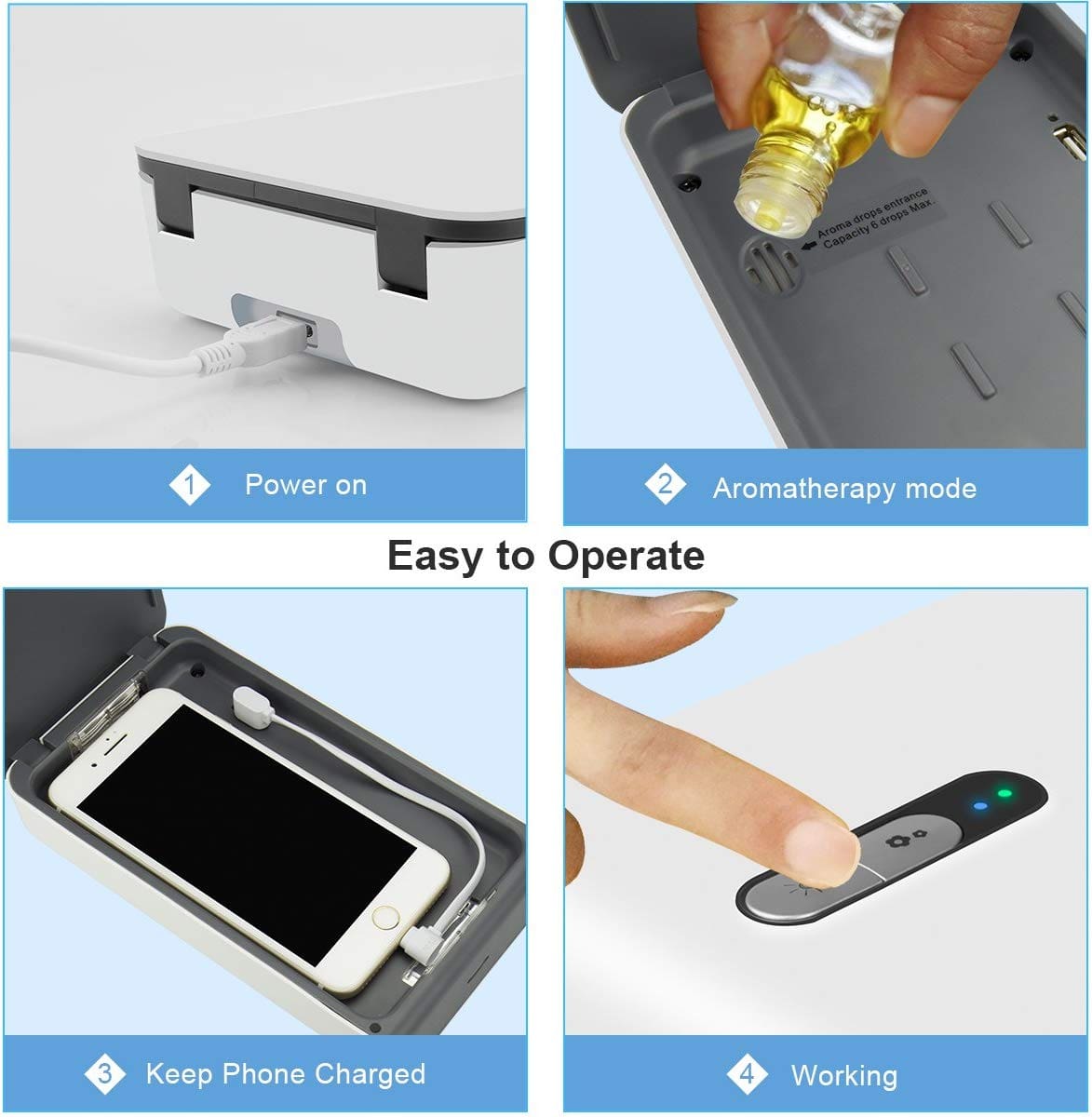 UVGI Smartphone Sterilizer Slimbox Germicidal